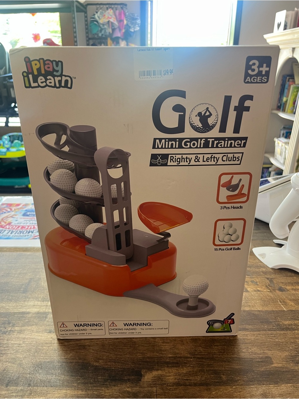 iPlay, iLearn Mini Golf Trainer Set for kids.